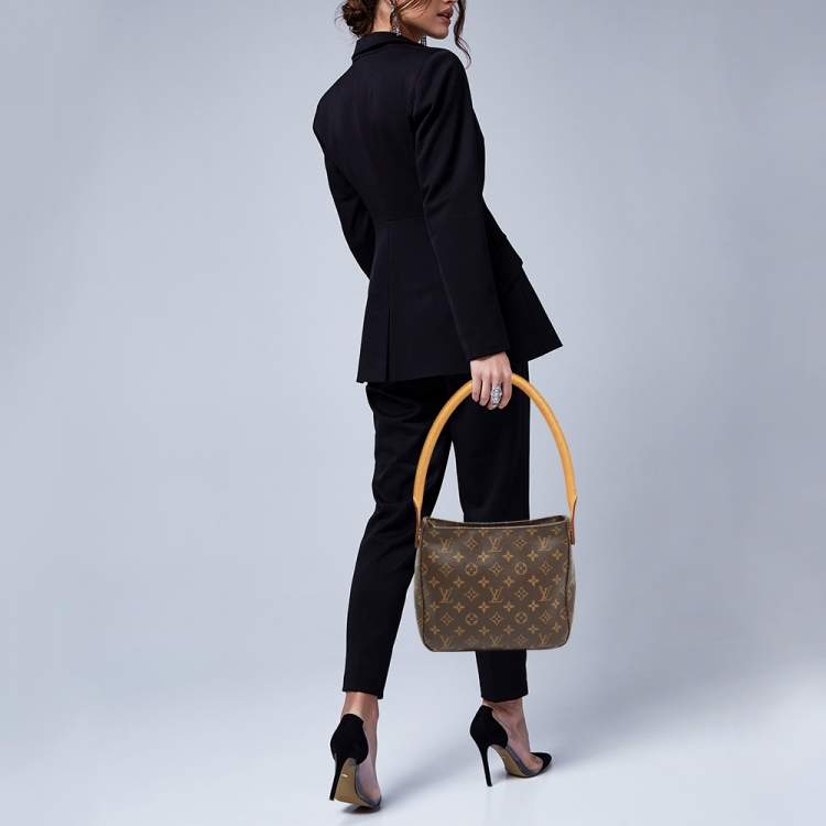 Pre Owned Louis Vuitton Monogram Canvas Looping MM Bag