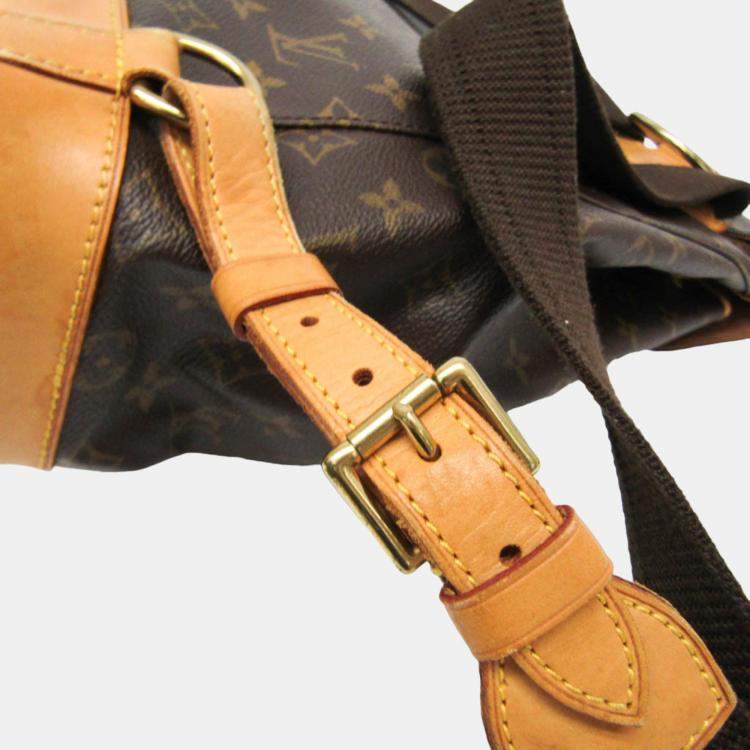 Pre Owned Louis Vuitton Brown Canvas GM Montsouris Backpacks