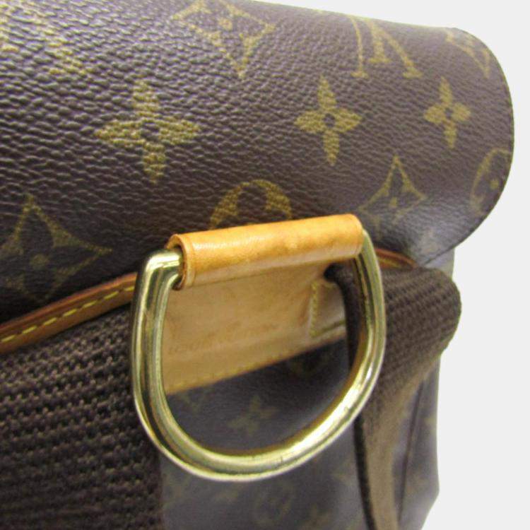 Pre Owned Louis Vuitton Brown Canvas GM Montsouris Backpacks