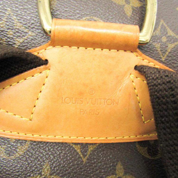 Pre Owned Louis Vuitton Brown Canvas GM Montsouris Backpacks