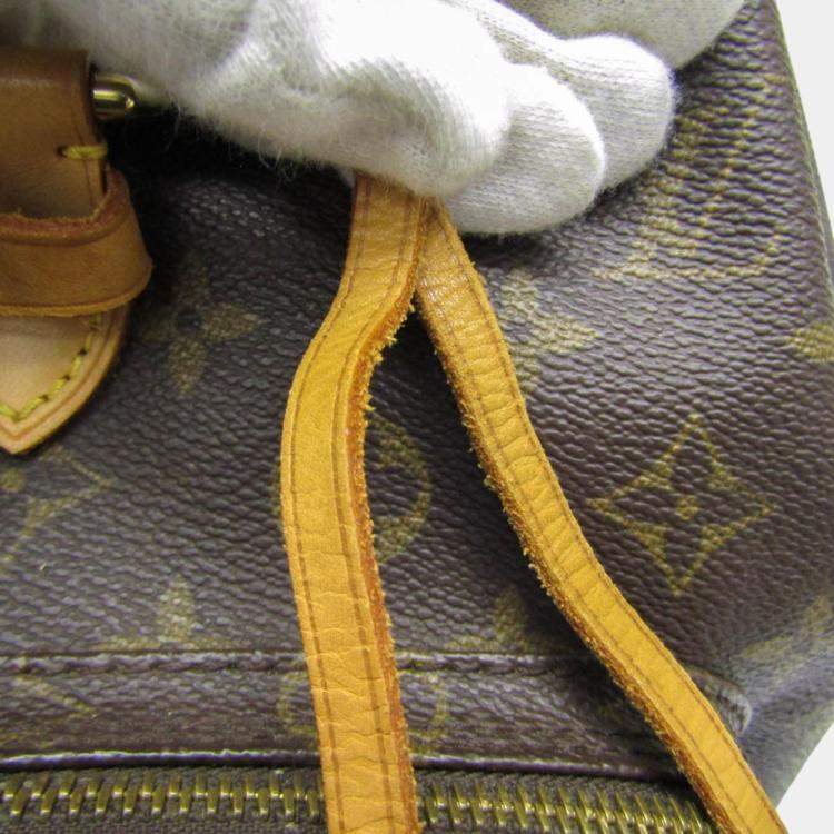 Pre Owned Louis Vuitton Brown Canvas GM Montsouris Backpacks