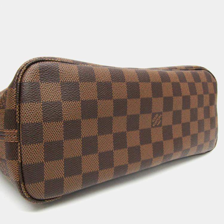 Pre Owned Louis Vuitton Brown Damier Ebene Canvas Neverfull PM Tote Bag