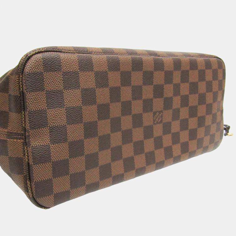 Pre Owned Louis Vuitton Brown Canvas Medium Neverfull Totes