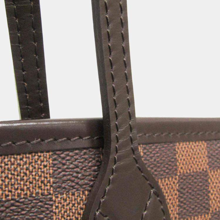 Pre Owned Louis Vuitton Brown Canvas Medium Neverfull Totes
