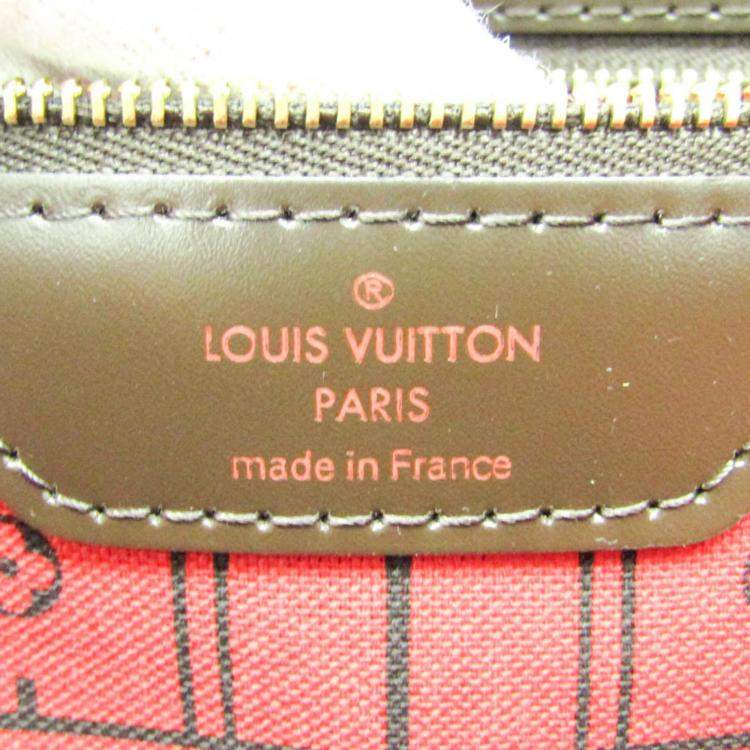Pre Owned Louis Vuitton Brown Canvas Medium Neverfull Totes