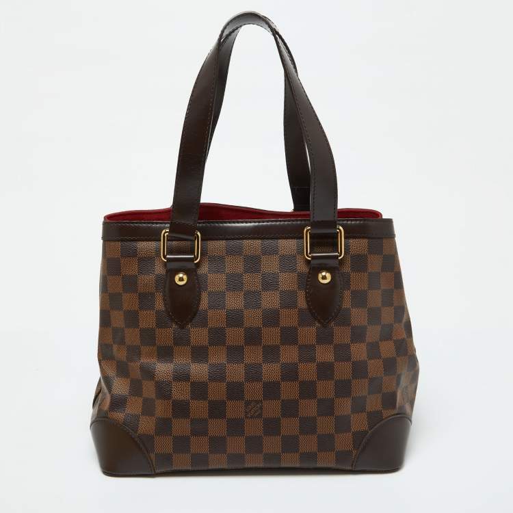 Pre Owned Louis Vuitton Damier Ebene Canvas Hampstead PM Bag