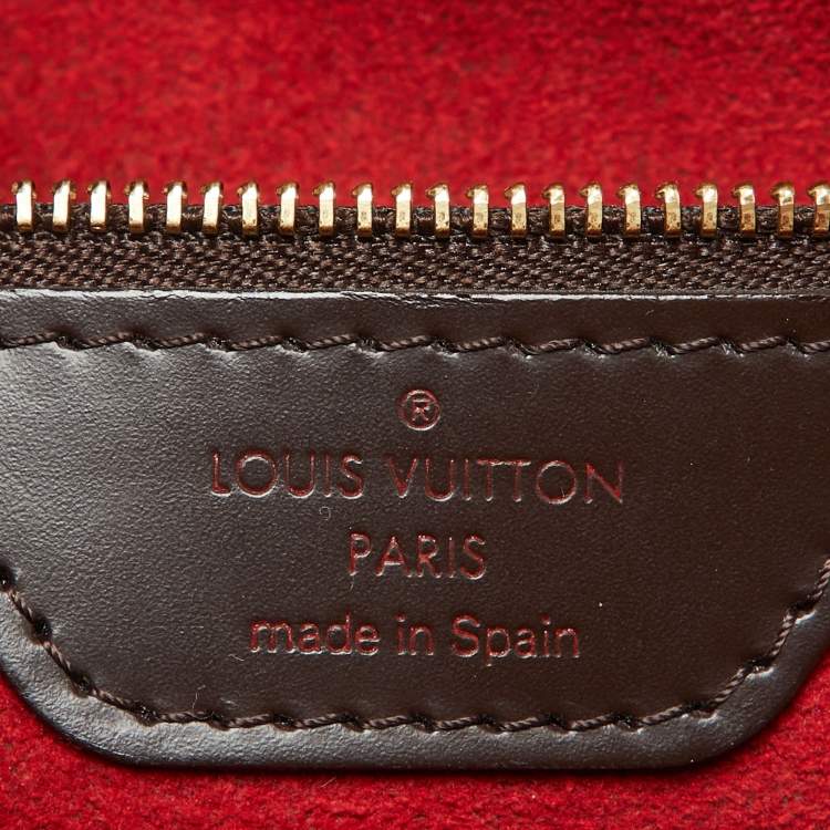 Pre Owned Louis Vuitton Damier Ebene Canvas Hampstead PM Bag