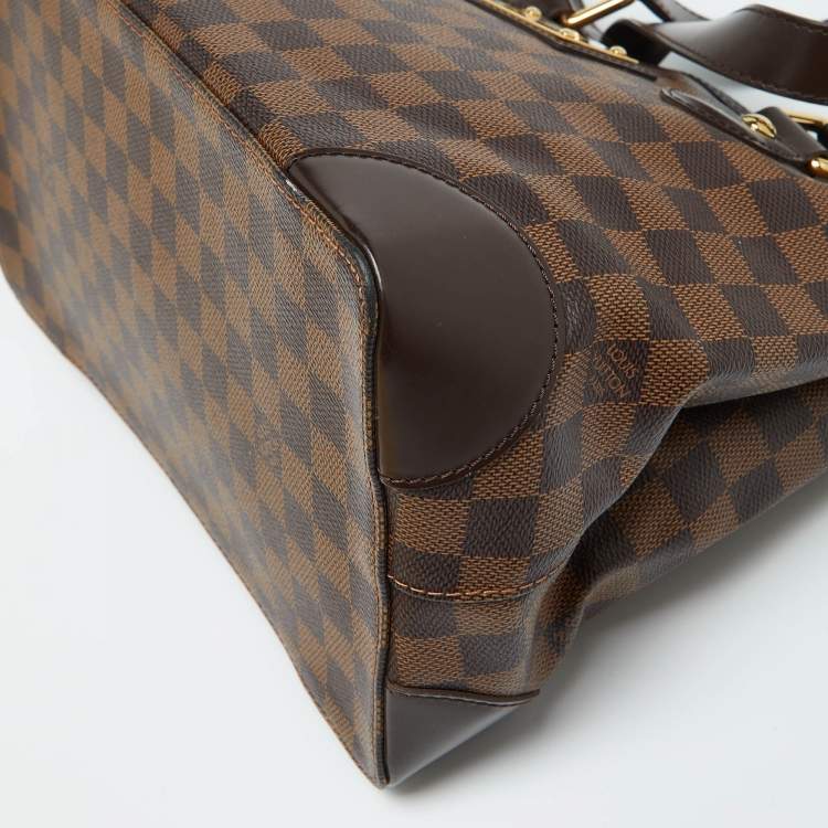 Pre Owned Louis Vuitton Damier Ebene Canvas Hampstead PM Bag