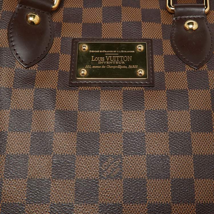 Pre Owned Louis Vuitton Damier Ebene Canvas Hampstead PM Bag