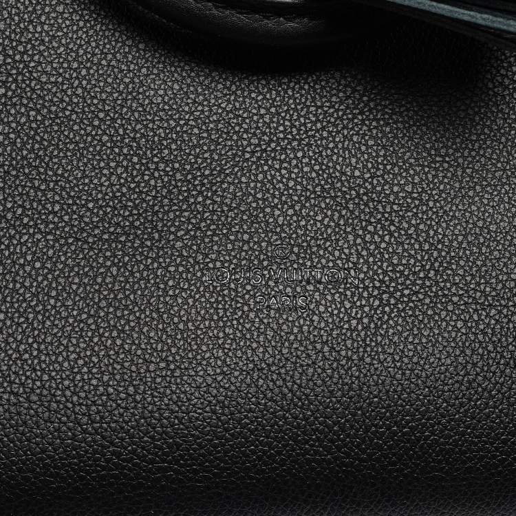 Pre Owned Louis Vuitton Black Leather Lockme Day MM Bag