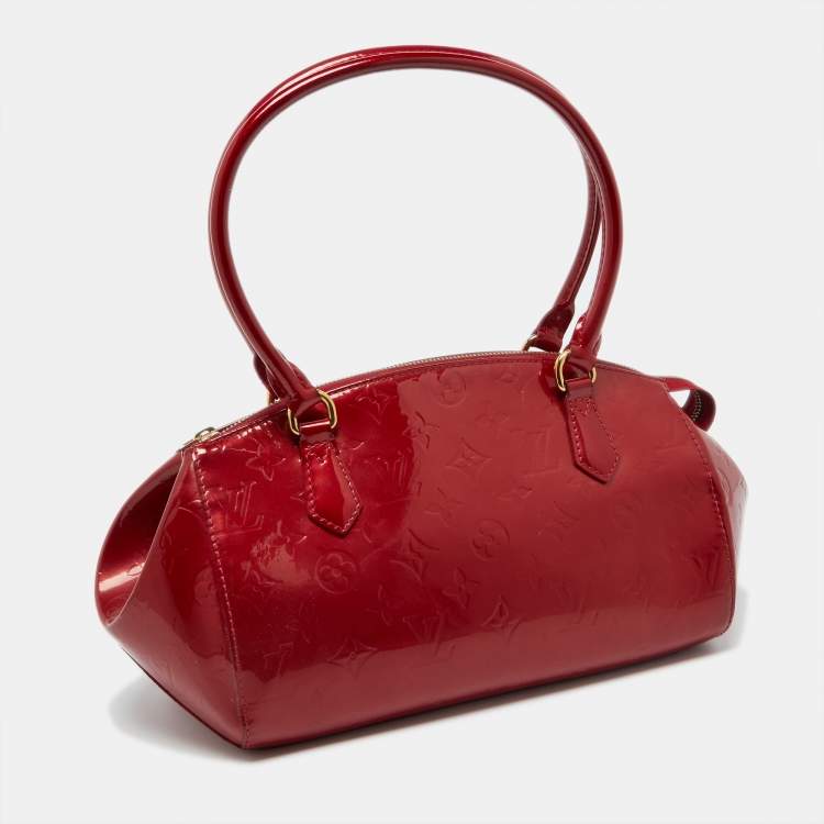 Pre Owned Louis Vuitton Pomme D’Amour Monogram Vernis Sherwood PM Bag