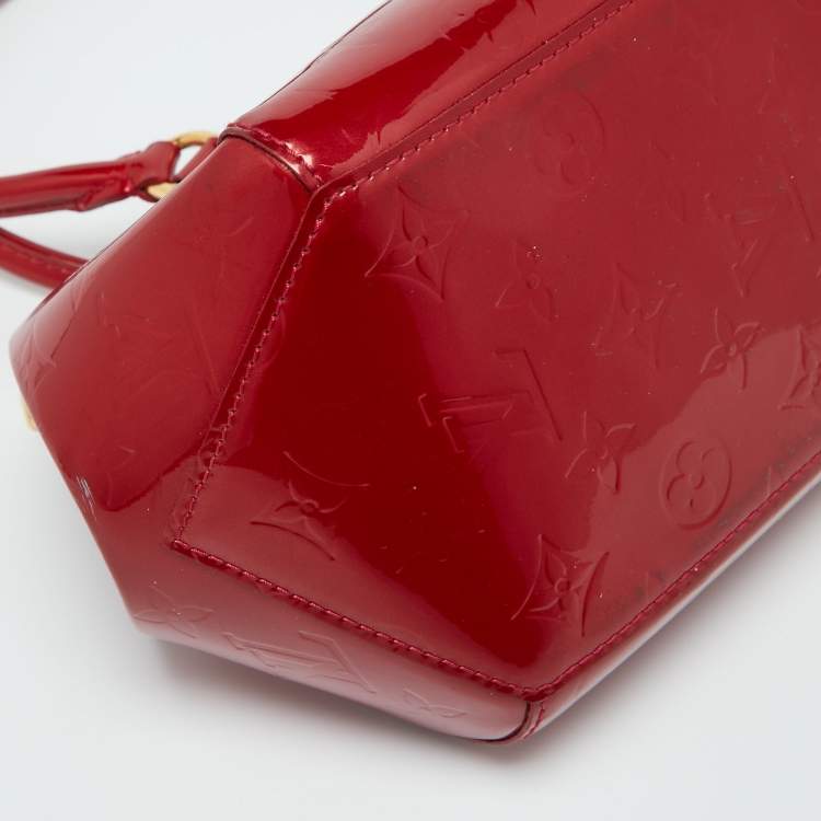 Pre Owned Louis Vuitton Pomme D’Amour Monogram Vernis Sherwood PM Bag