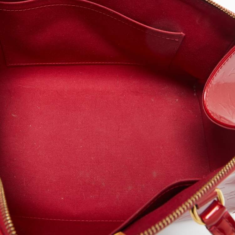 Pre Owned Louis Vuitton Pomme D’Amour Monogram Vernis Sherwood PM Bag