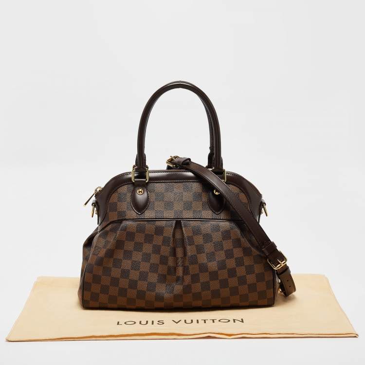 Pre Owned Louis Vuitton Damier Ebene Canvas Trevi PM Bag