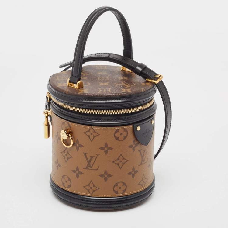 Pre Owned Louis Vuitton Monogram Reverse Canvas Cannes Bag