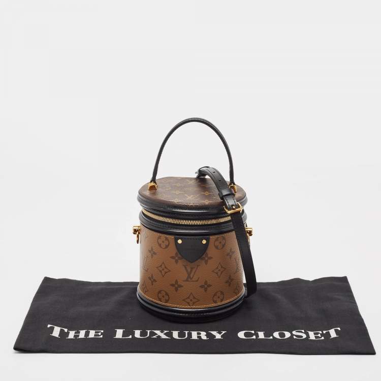 Pre Owned Louis Vuitton Monogram Reverse Canvas Cannes Bag