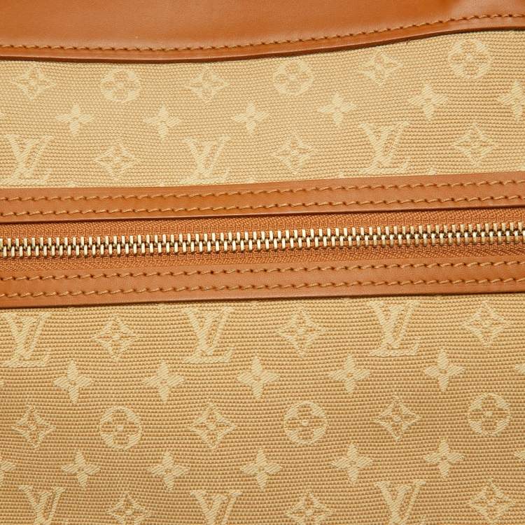 Pre Owned Louis Vuitton Beige Monogram Mini Lin Lucille PM TST Bag