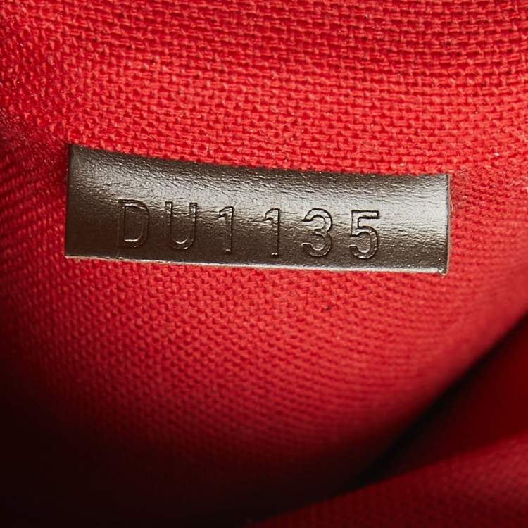 Pre Owned Louis Vuitton Damier Ebene Canvas Bloomsbury PM Bag