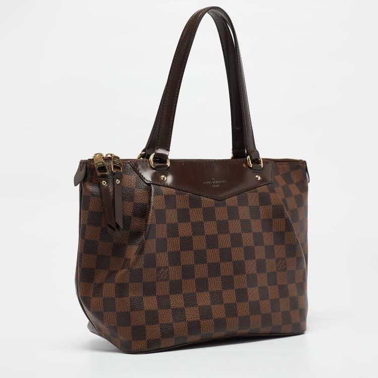 Pre Owned Louis Vuitton Damier Ebene Canvas Westminster PM Bag