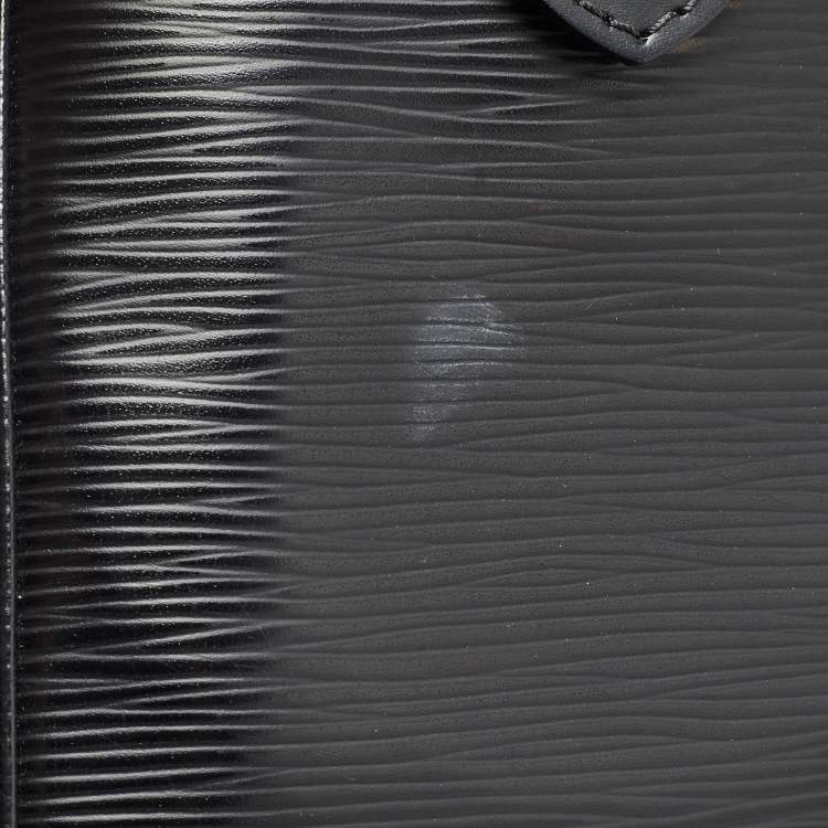 Pre Owned Louis Vuitton Black Epi Leather Brea MM Bag