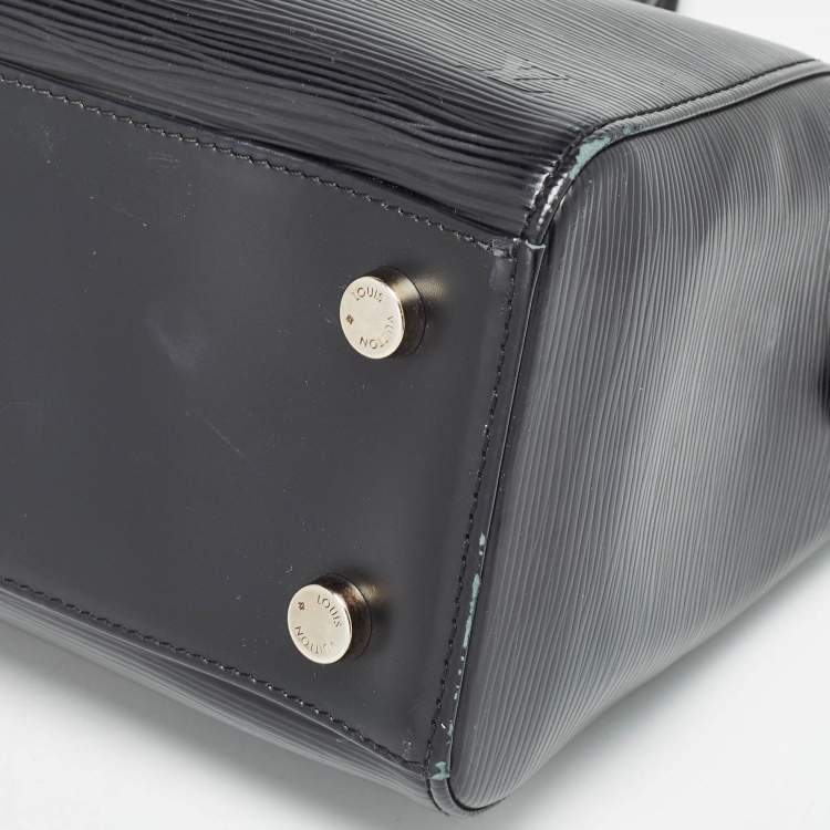 Pre Owned Louis Vuitton Black Epi Leather Brea MM Bag