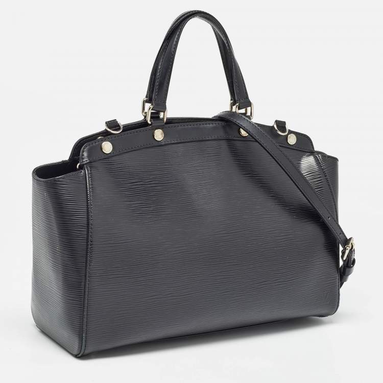Pre Owned Louis Vuitton Black Epi Leather Brea MM Bag