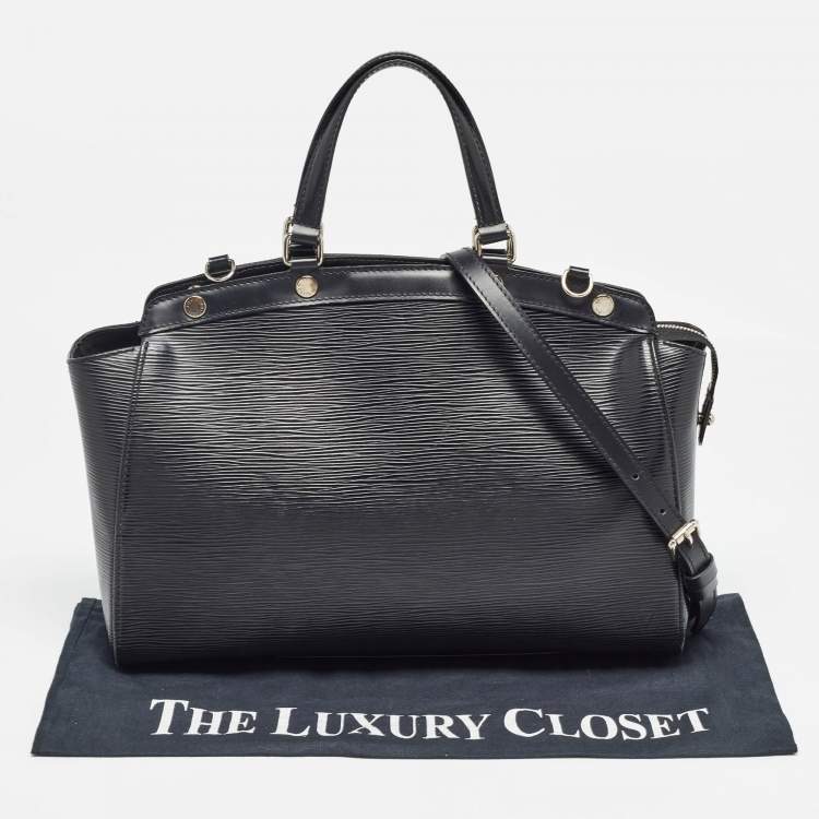 Pre Owned Louis Vuitton Black Epi Leather Brea MM Bag