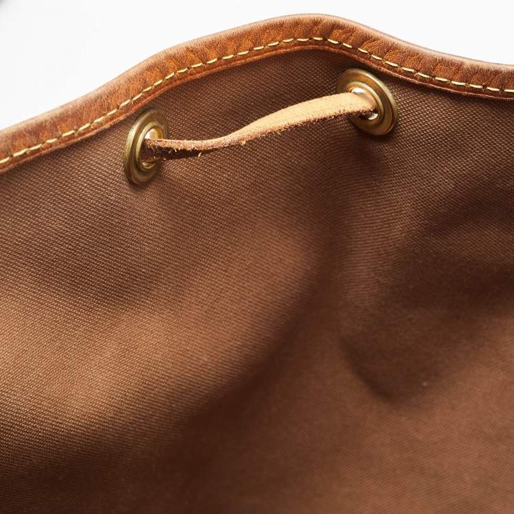 Pre Owned Louis Vuitton Monogram Canvas Large Noe Drawstring Bag