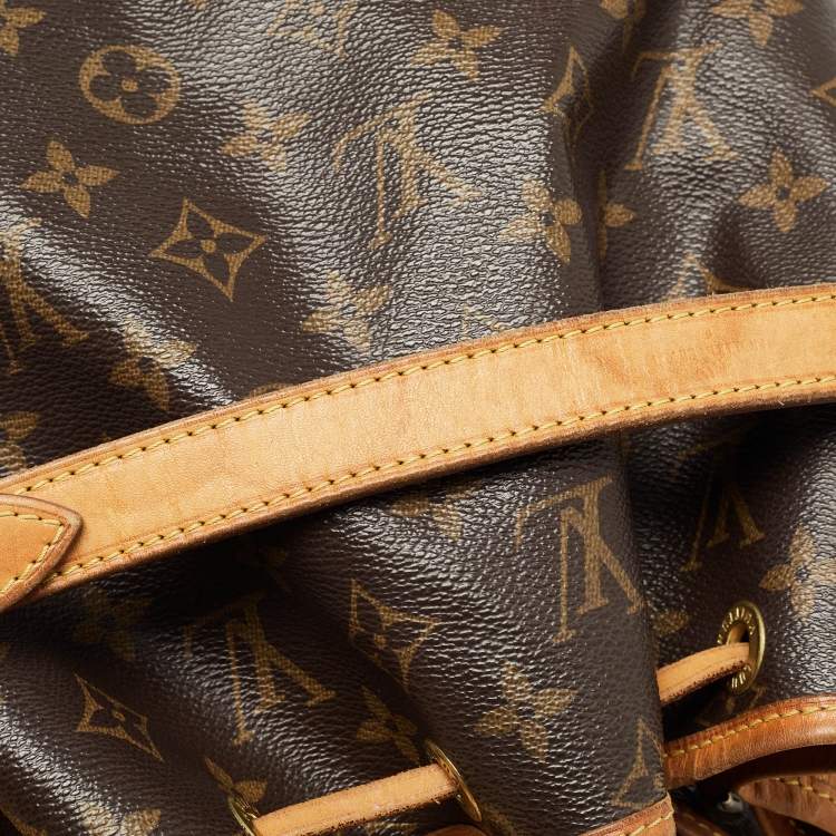Pre Owned Louis Vuitton Monogram Canvas Large Noe Drawstring Bag