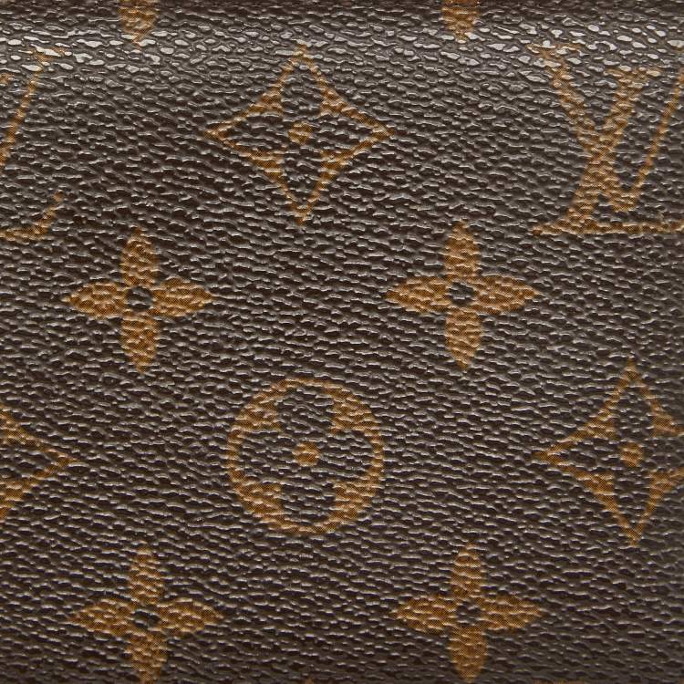 Pre Owned Louis Vuitton Monogram Canvas Fleuri Insolite Compact Wallet