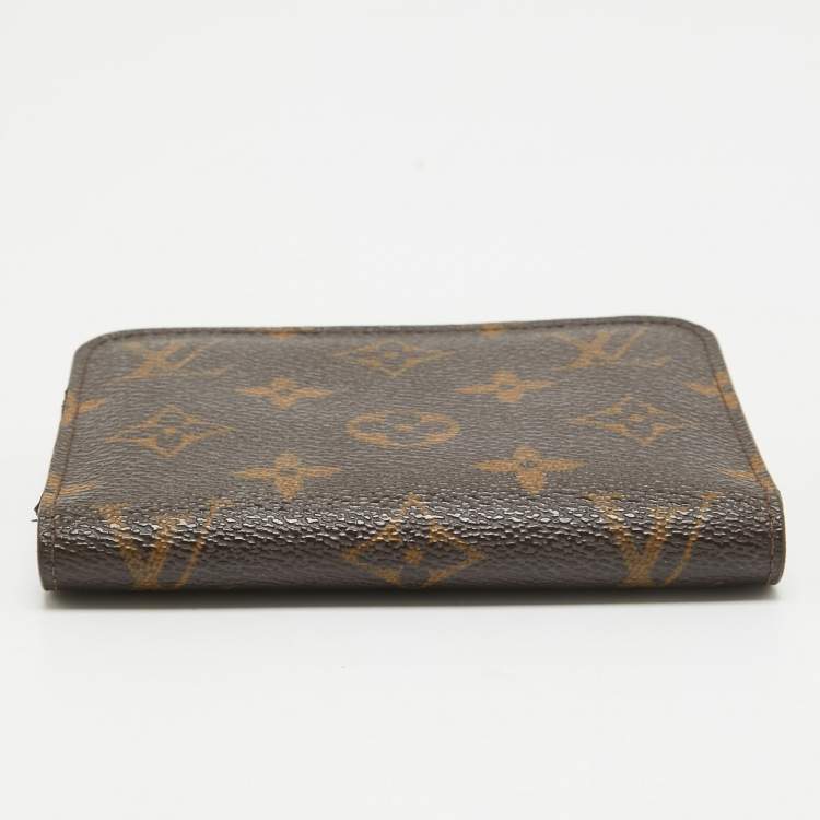 Pre Owned Louis Vuitton Monogram Canvas Fleuri Insolite Compact Wallet