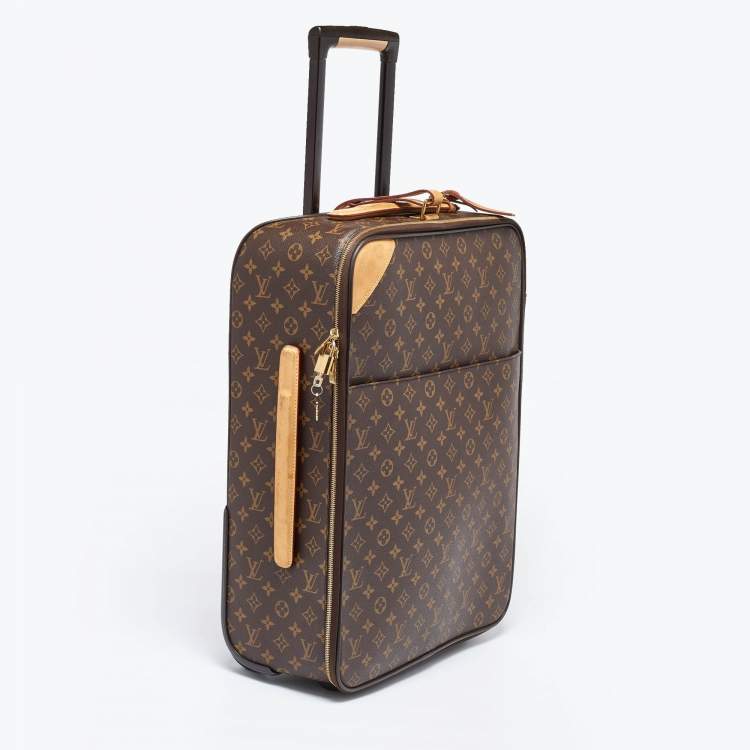 Pre Owned Louis Vuitton Monogram Canvas Business Pegase Legere 55 Luggage