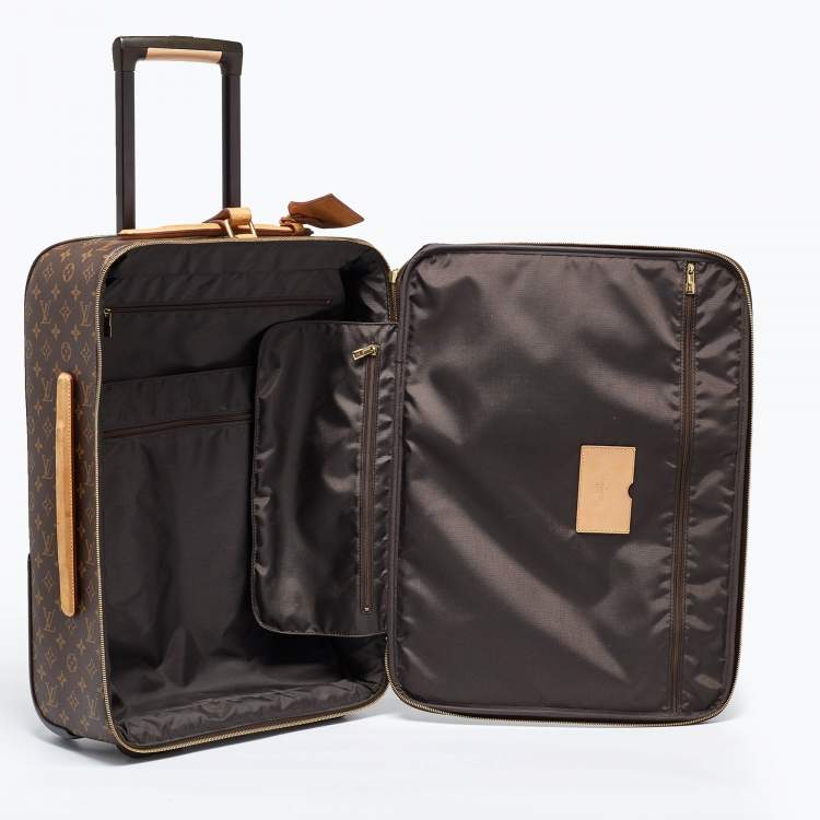 Pre Owned Louis Vuitton Monogram Canvas Business Pegase Legere 55 Luggage