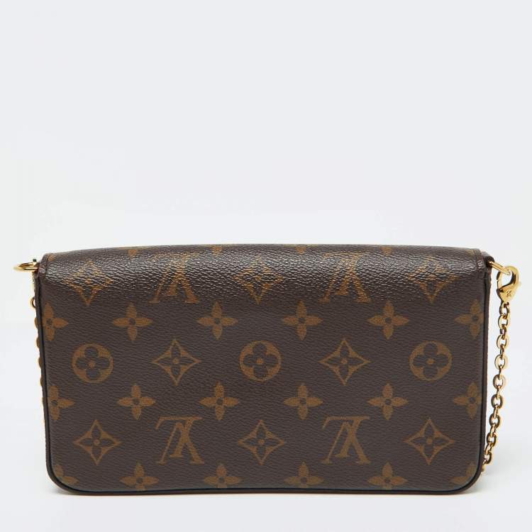 Pre Owned Louis Vuitton Monogram Canvas Felicie Pochette Bag