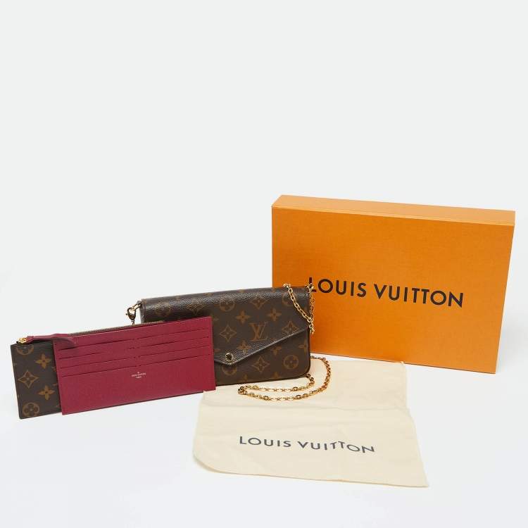 Pre Owned Louis Vuitton Monogram Canvas Felicie Pochette Bag
