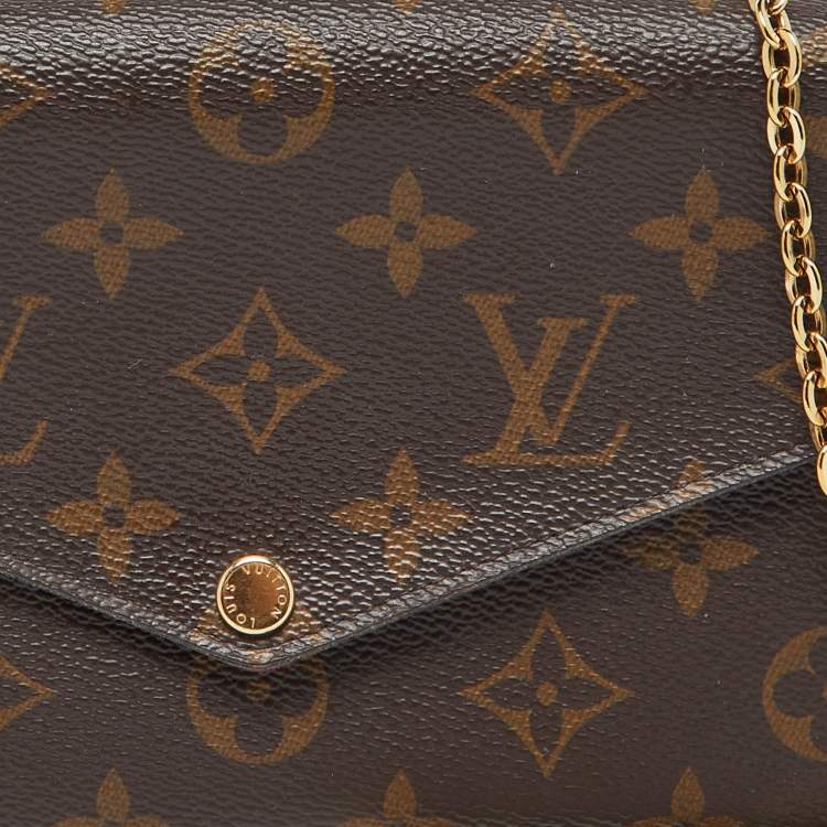 Pre Owned Louis Vuitton Monogram Canvas Felicie Pochette Bag
