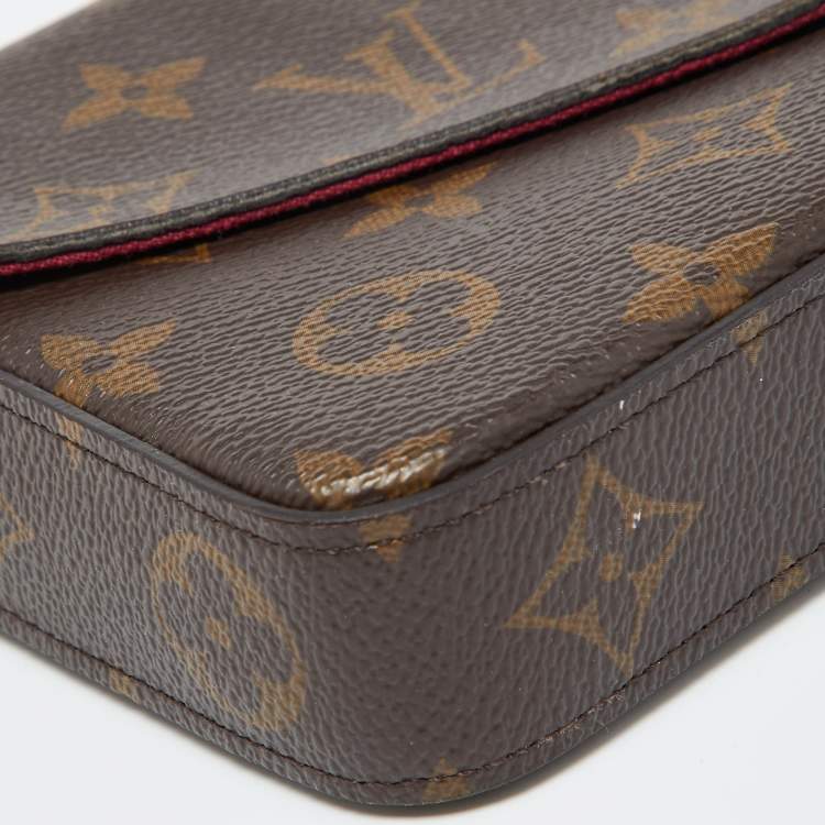 Pre Owned Louis Vuitton Monogram Canvas Felicie Pochette Bag