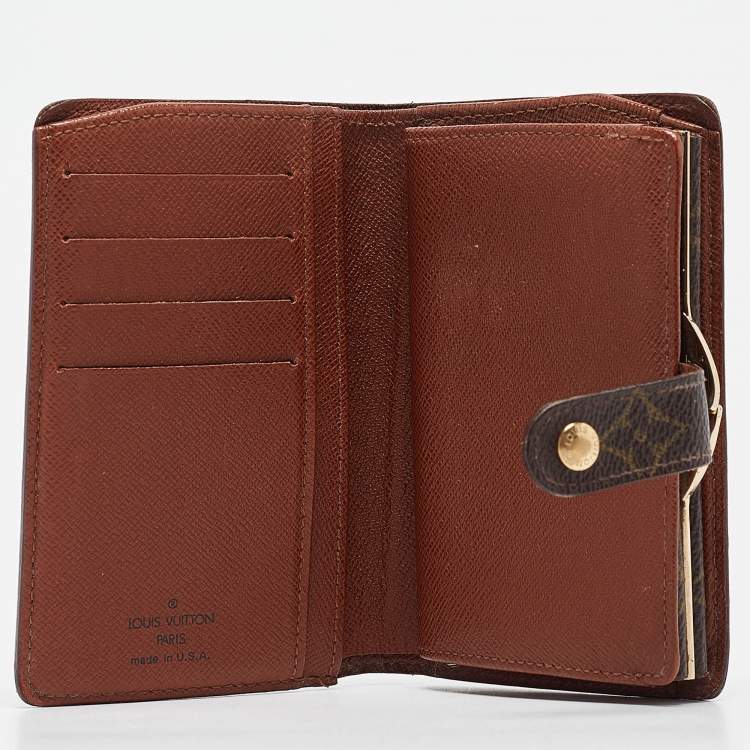 Pre Owned Louis Vuitton Monogram Canvas French Compact Wallet