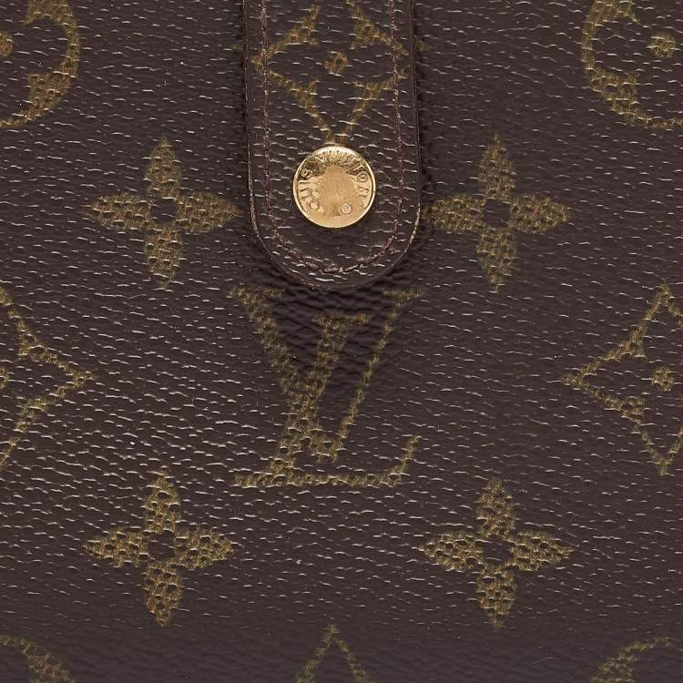 Pre Owned Louis Vuitton Monogram Canvas French Compact Wallet