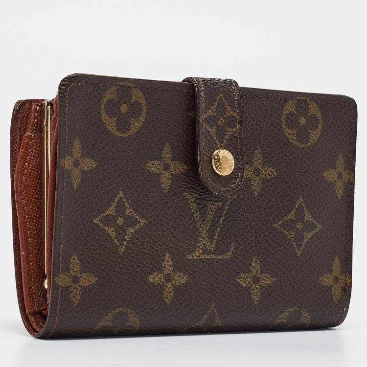 Pre Owned Louis Vuitton Monogram Canvas French Compact Wallet