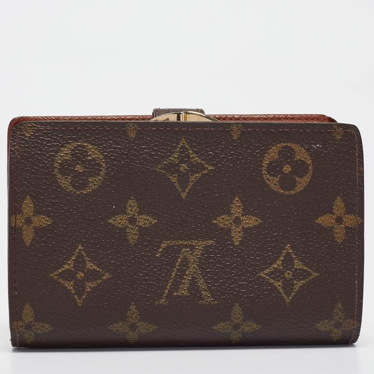 Pre Owned Louis Vuitton Monogram Canvas French Compact Wallet
