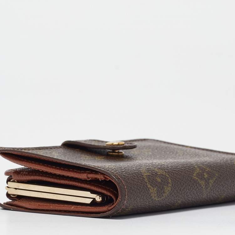 Pre Owned Louis Vuitton Monogram Canvas French Compact Wallet