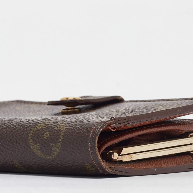Pre Owned Louis Vuitton Monogram Canvas French Compact Wallet