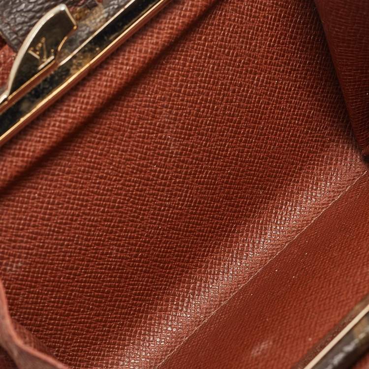 Pre Owned Louis Vuitton Monogram Canvas French Compact Wallet