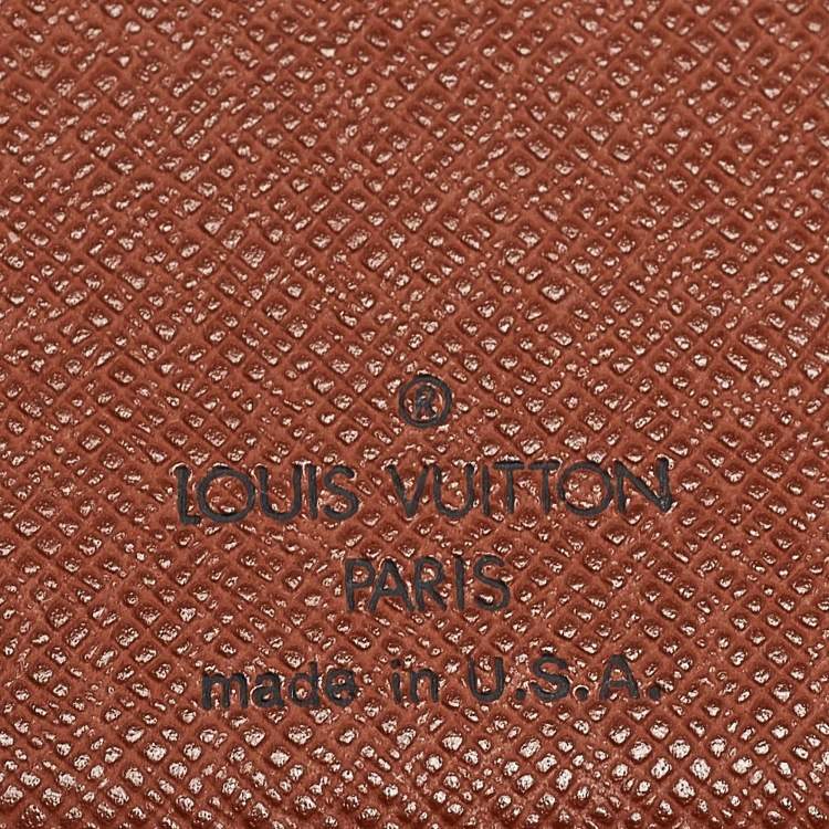 Pre Owned Louis Vuitton Monogram Canvas French Compact Wallet