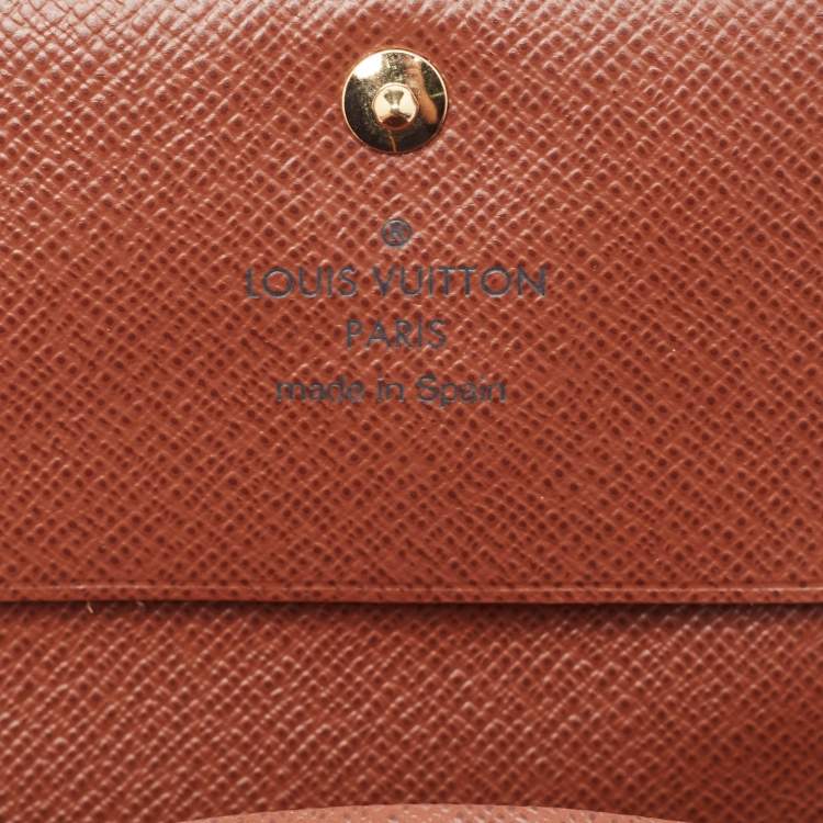 Pre Owned Louis Vuitton Monogram Canvas Enveloppe Carte De Visite