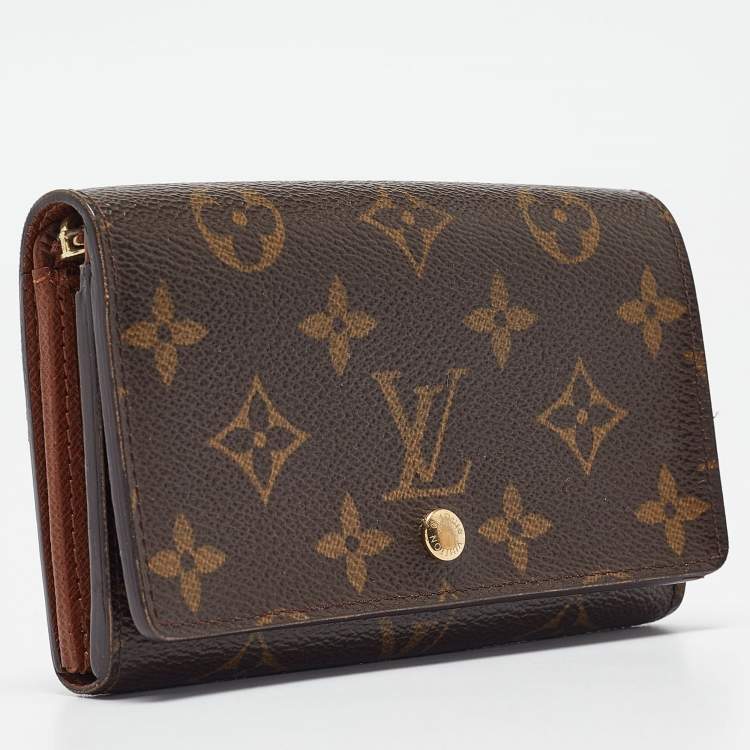 Pre Owned  Louis Vuitton Monogram Canvas Porte-Monnaie Tresor Wallet