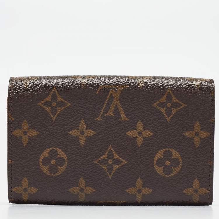 Pre Owned  Louis Vuitton Monogram Canvas Porte-Monnaie Tresor Wallet