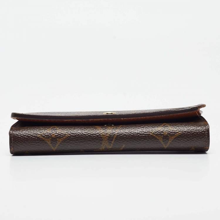 Pre Owned  Louis Vuitton Monogram Canvas Porte-Monnaie Tresor Wallet