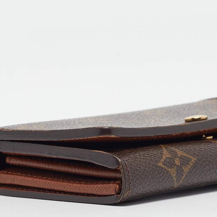 Pre Owned  Louis Vuitton Monogram Canvas Porte-Monnaie Tresor Wallet